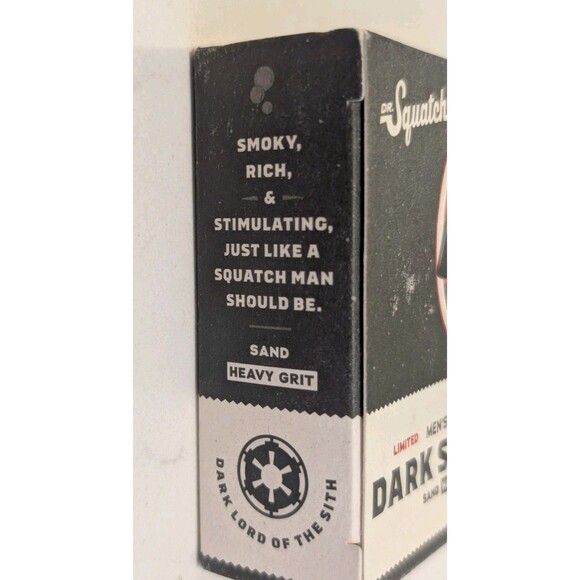 Dr Squatch Limited Edition Dark Side Scrub Star Wars Darth  Vader Natural Soap - Picture 4 of 6